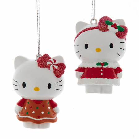 Hello Kitty Christmas Outfit Ornament, Assorted